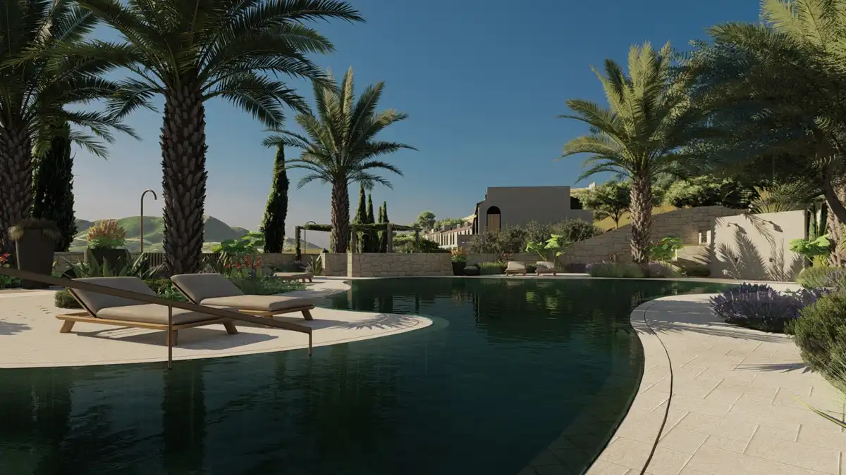 Piscina de Planta baixa en venda en Guaro amb Jardí privat, Terrassa i Traster