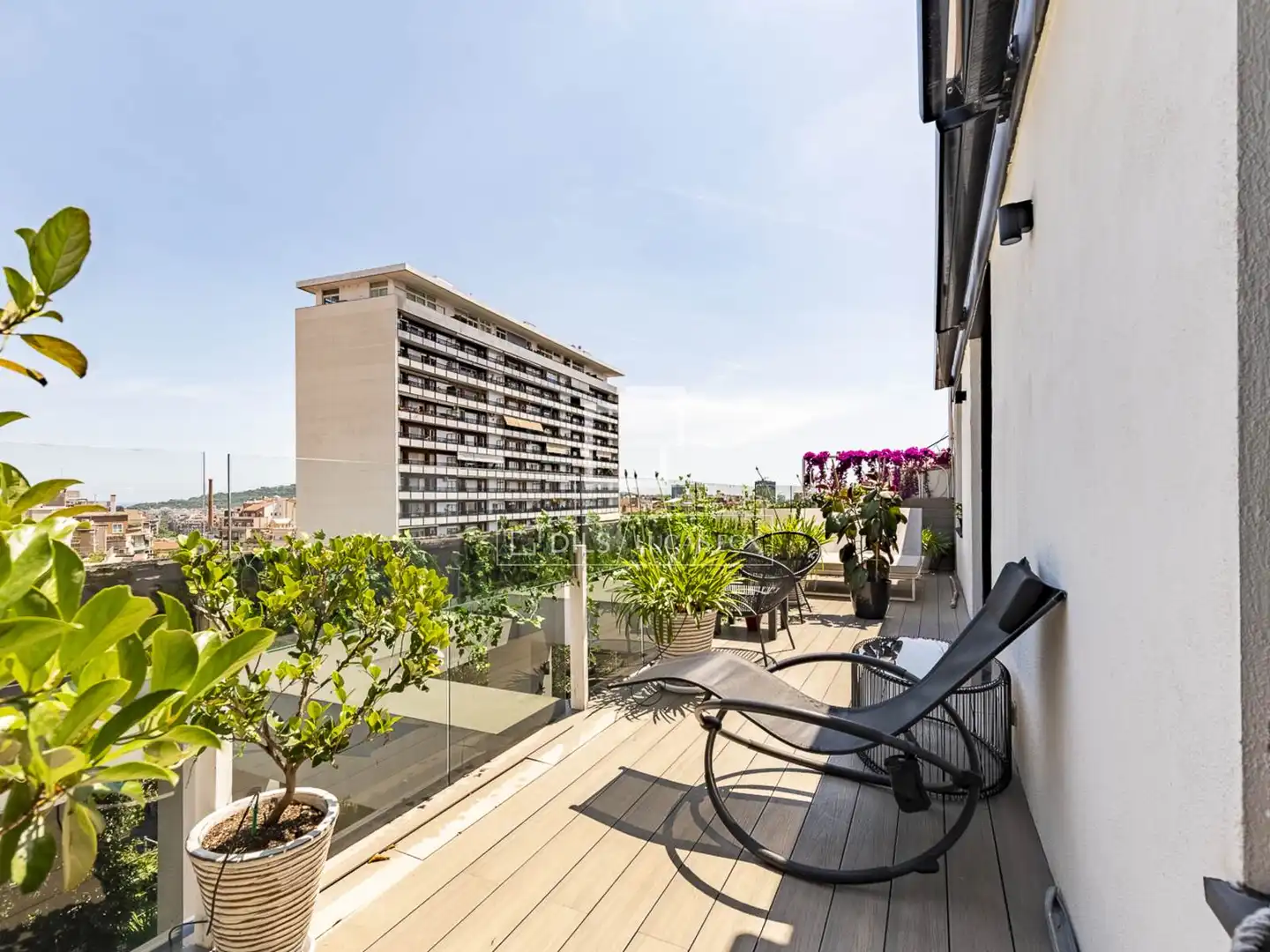 Terrasse von Dachboden zum Verkauf in Martorell mit Klimaanlage, Terrasse und Schwimmbad