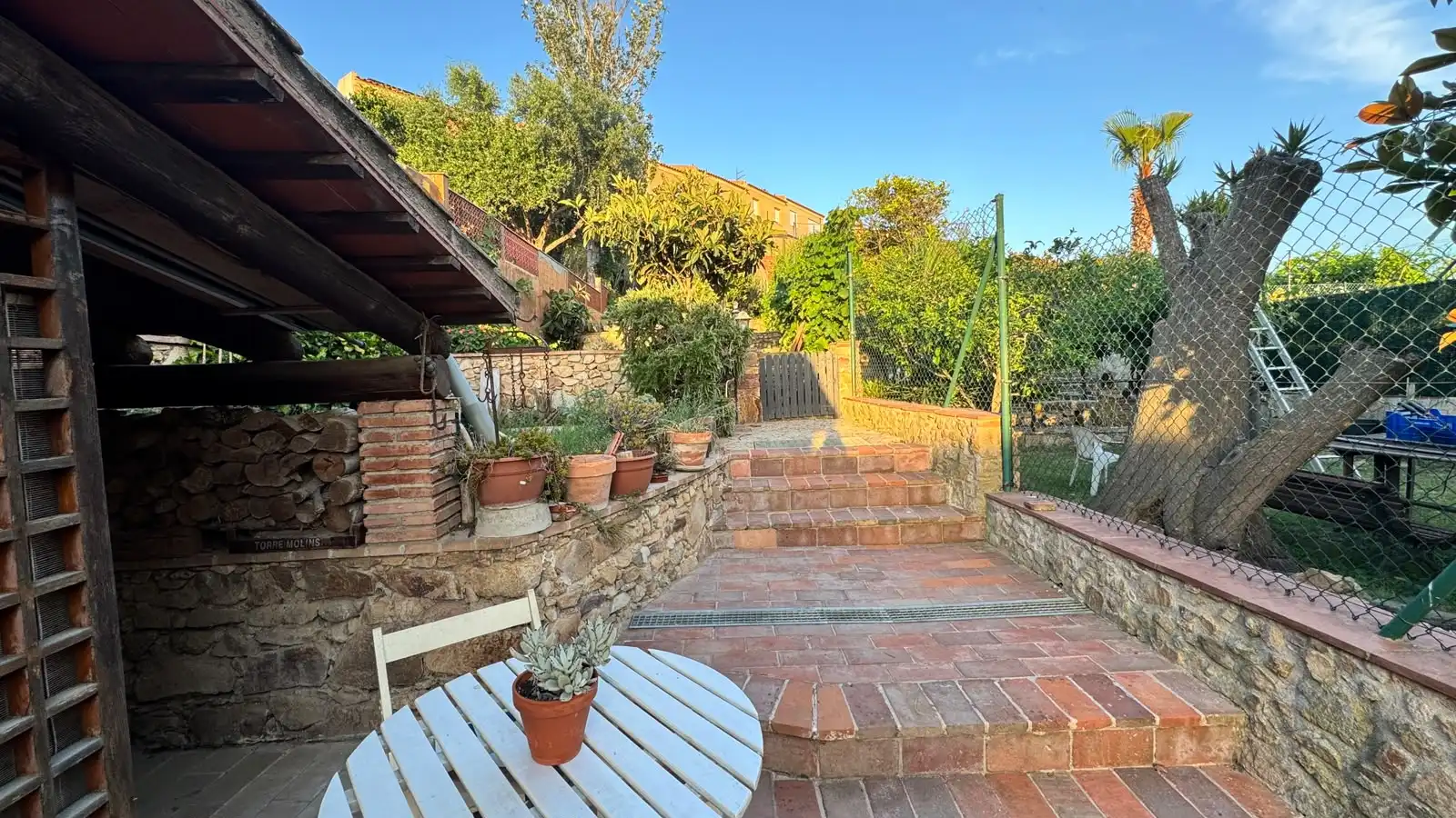 Terrassa de Finca rústica de lloguer en Palamós amb Calefacció, Jardí privat i Traster