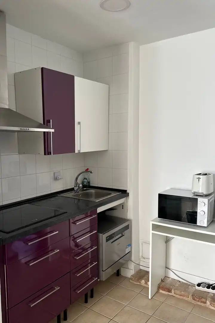 Cocina de Apartamento en venta en Málaga Capital