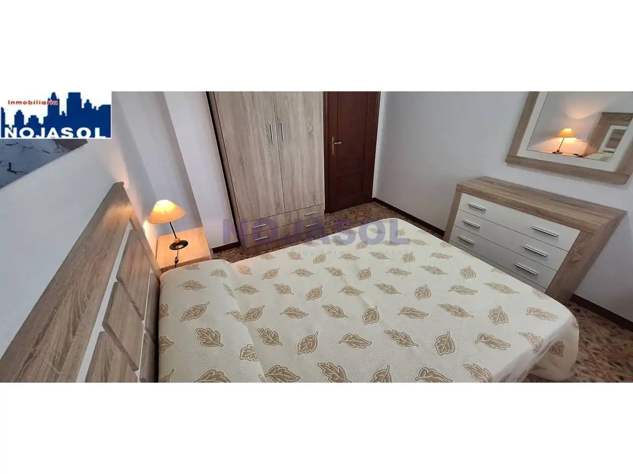 Schlafzimmer von Wohnung zur Miete in Noja mit Heizung, Terrasse und Möbliert