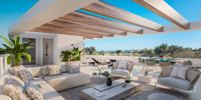 Terrassa de Apartament en venda en Marbella amb Aire condicionat, Calefacció i Jardí privat
