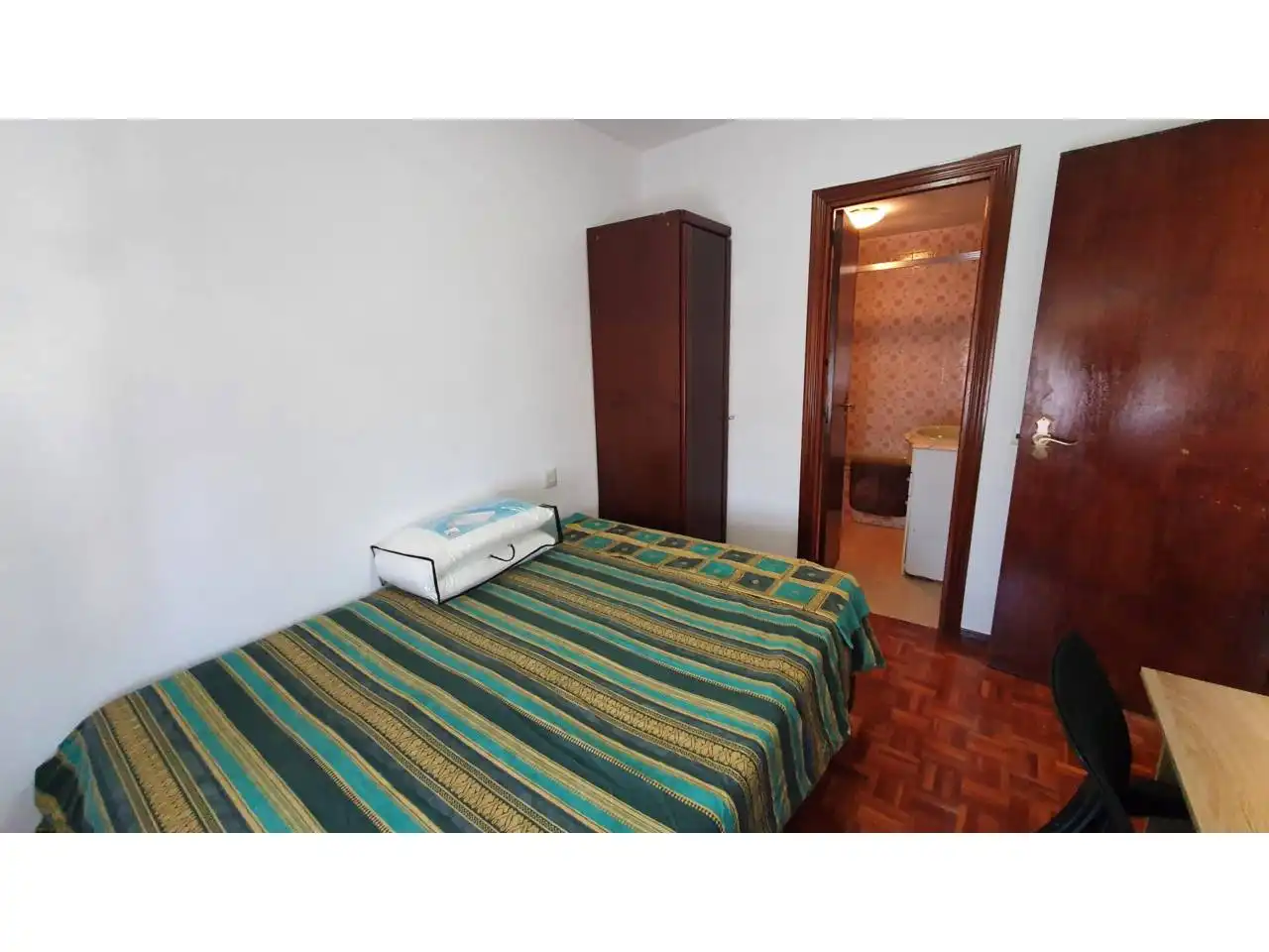 Schlafzimmer von Wohnung zur Miete in Leganés mit Heizung, Terrasse und Möbliert