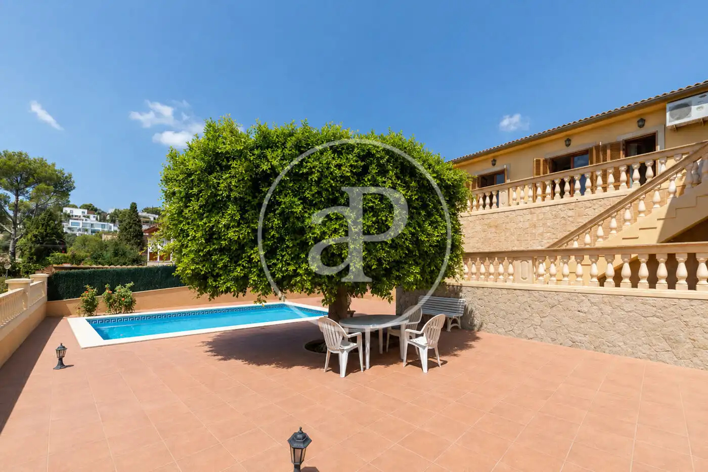 Piscina de Casa o xalet en venda en Calvià amb Aire condicionat, Calefacció i Jardí privat