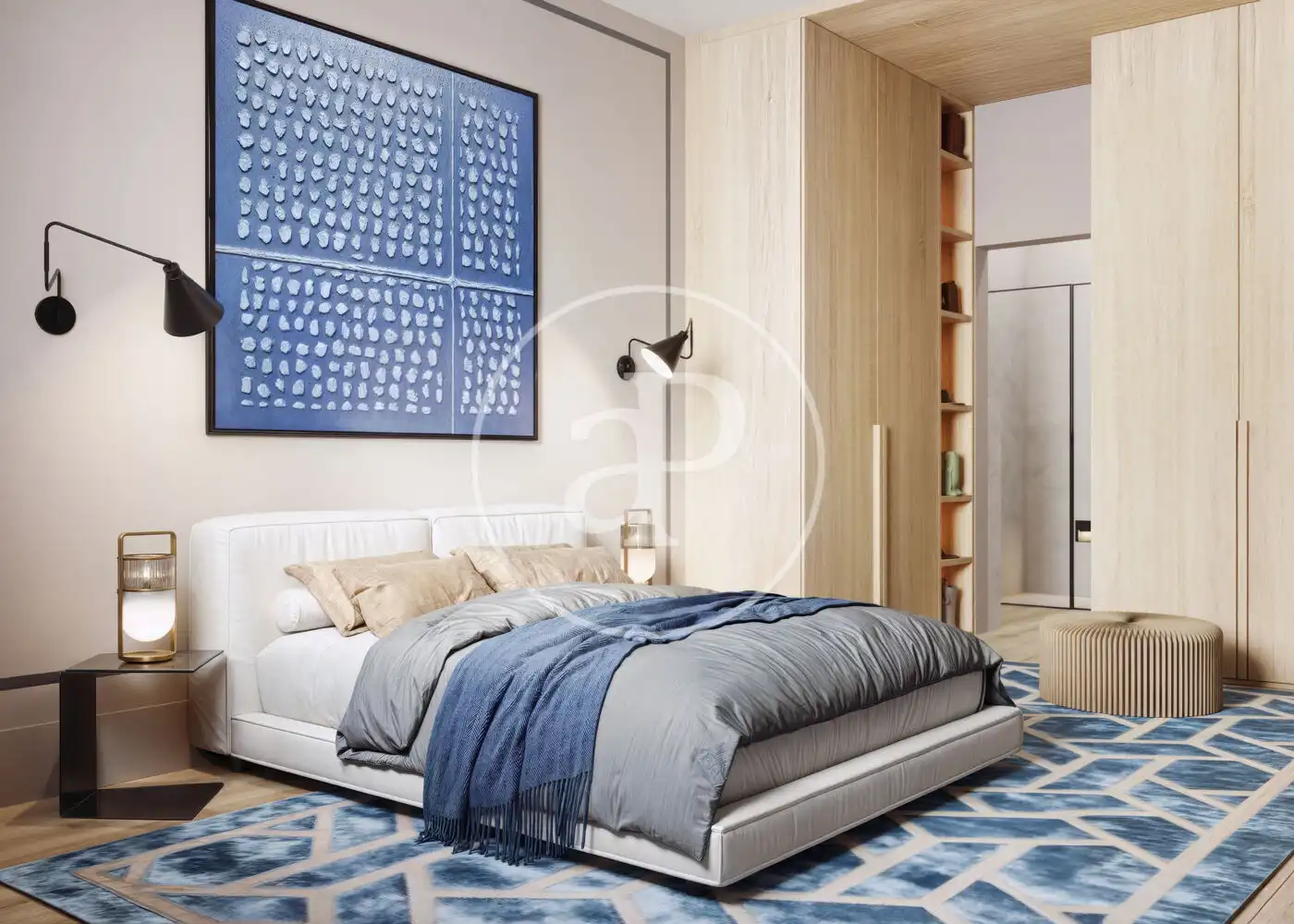Bedroom of Flat for sale in Barcelona  with Air Conditioner, Heating and Terrace