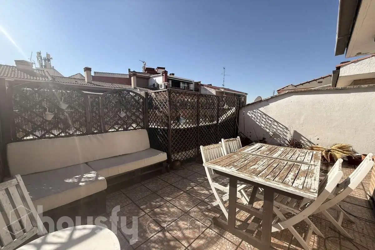 Terrasse von Maisonette zur Miete in Madrid mit Klimaanlage, Heizung und Terrasse
