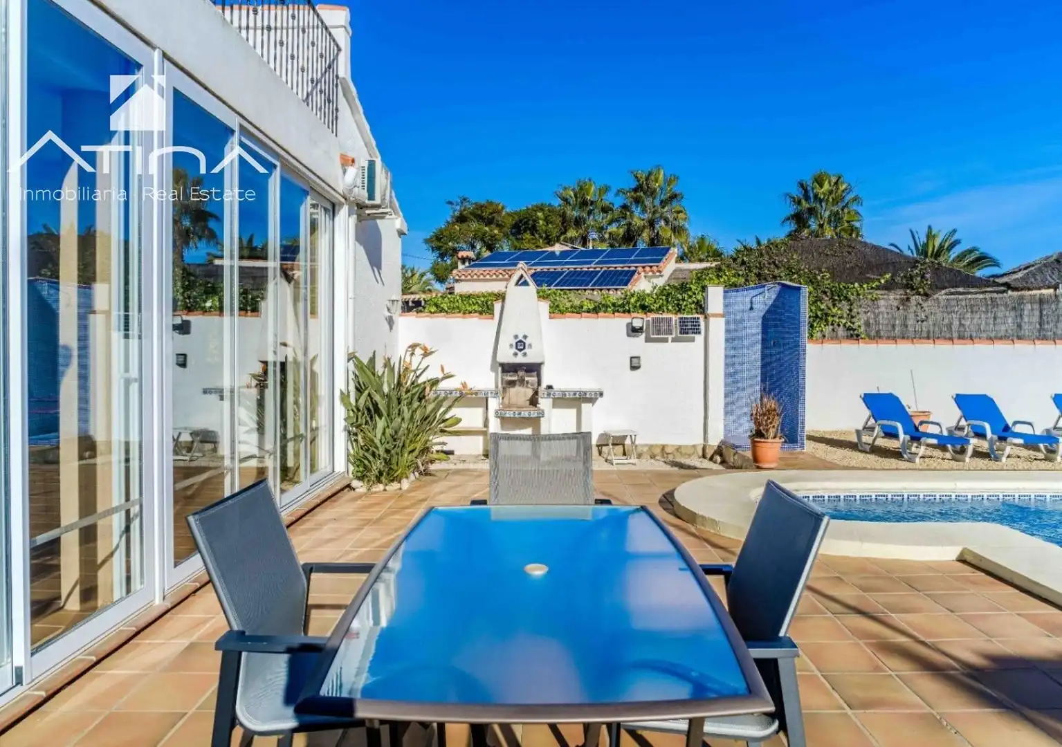 Garden of Houses for sale in Jávea / Xàbia  with Air Conditioner, Private garden and Terrace