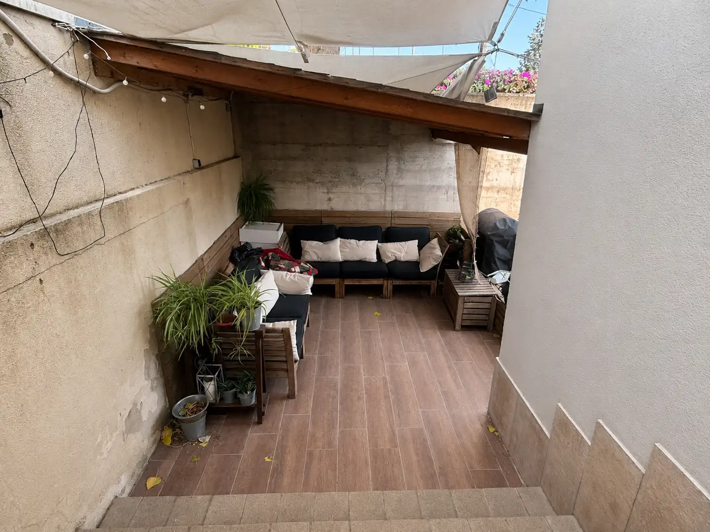 Terrasse von Maisonette zum Verkauf in El Papiol mit Klimaanlage, Heizung und Parkett