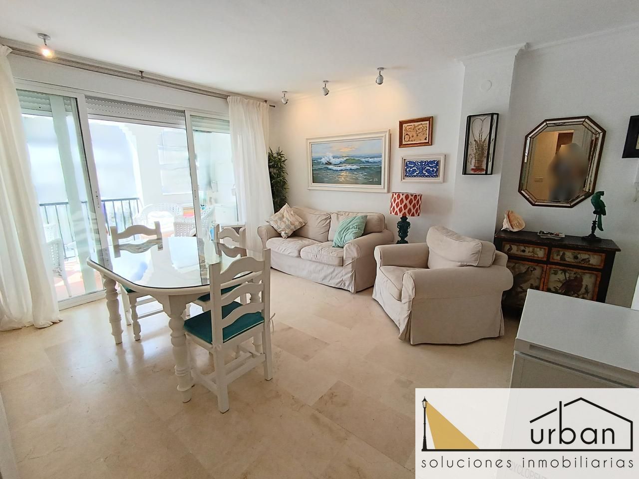 Living room of Flat for sale in Chipiona  with Terrace and Swimming Pool