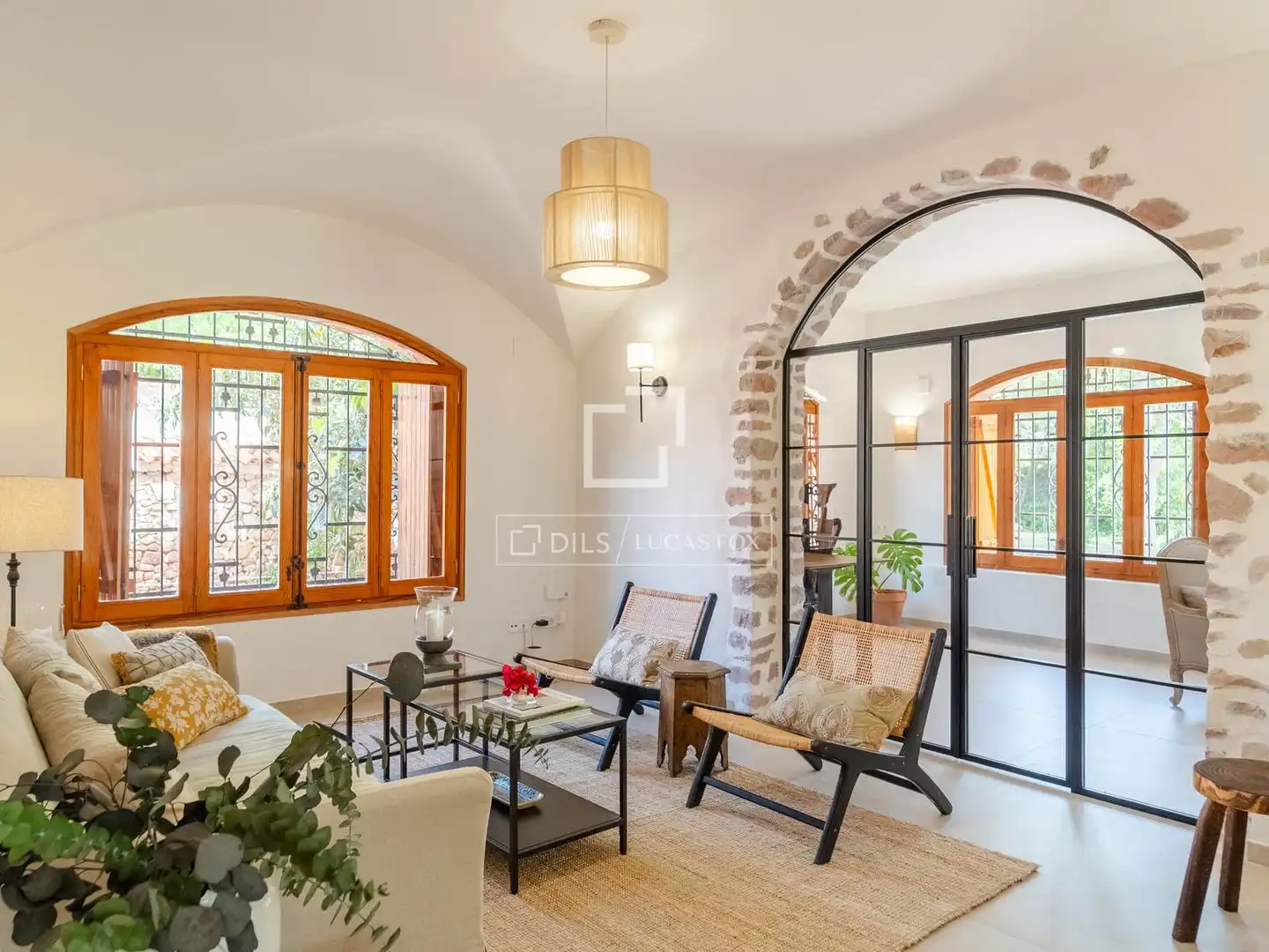Sala d'estar de Casa o xalet de lloguer en Náquera amb Aire condicionat, Calefacció i Jardí privat
