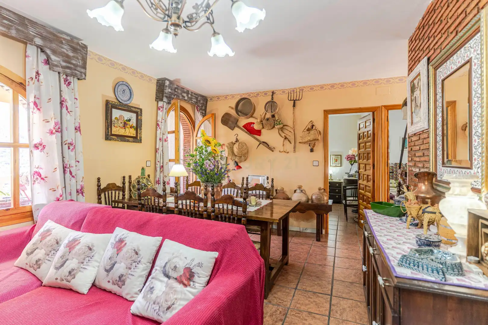 Comedor de Casa o chalet en venta en Güéjar Sierra con Jardín privado, Trastero y Piscina