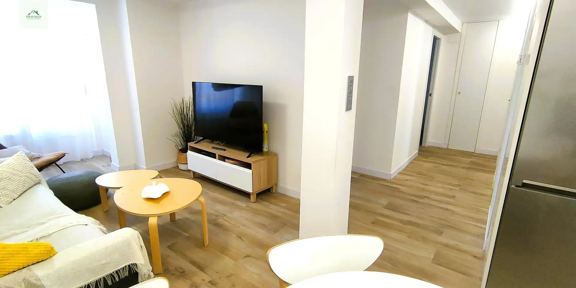 Sala de estar de Piso de alquiler en Huesca con Calefacción y Amueblado