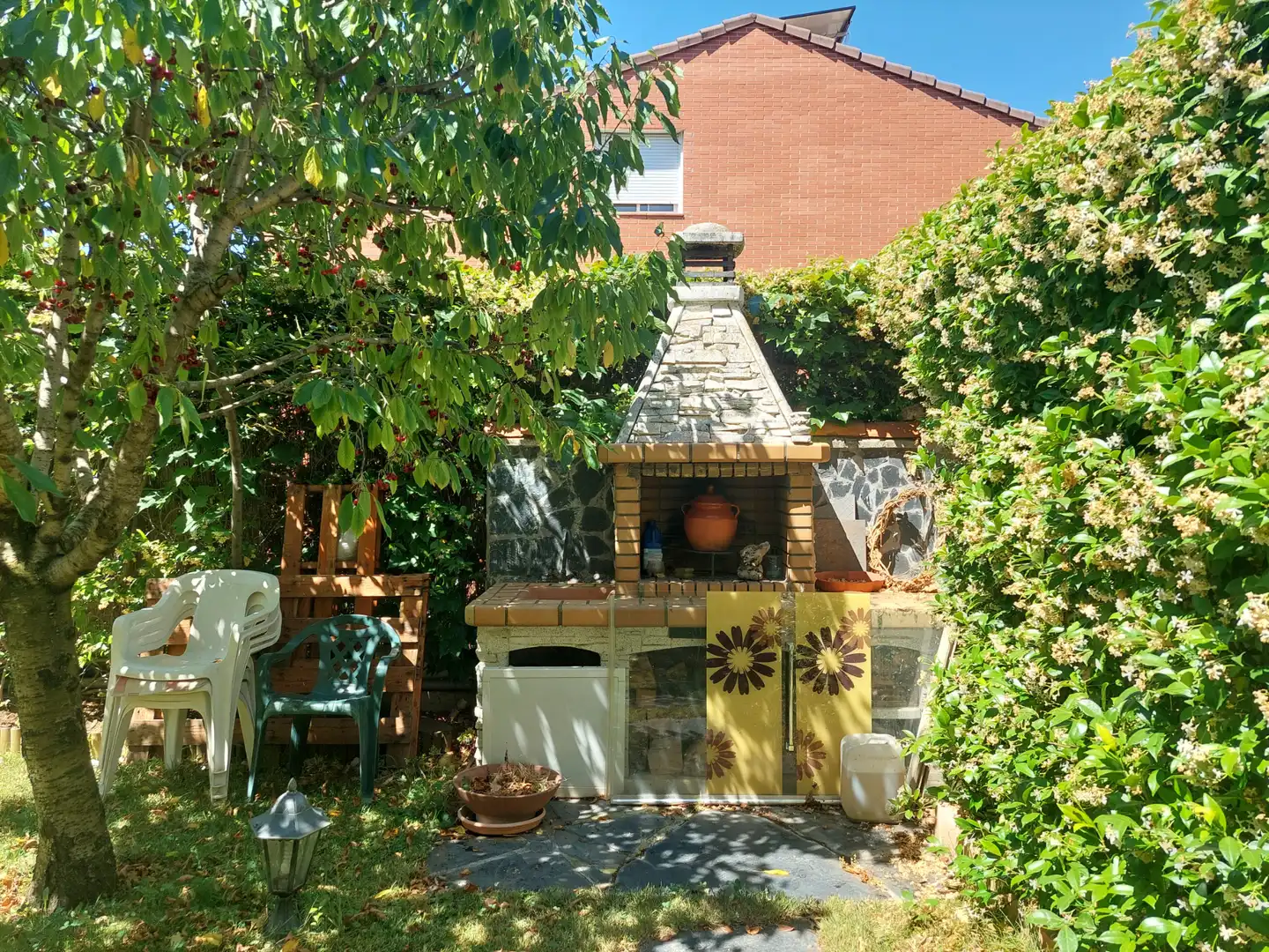 Jardín de Casa adosada en venta en Rivas-Vaciamadrid con Aire acondicionado, Calefacción y Jardín privado