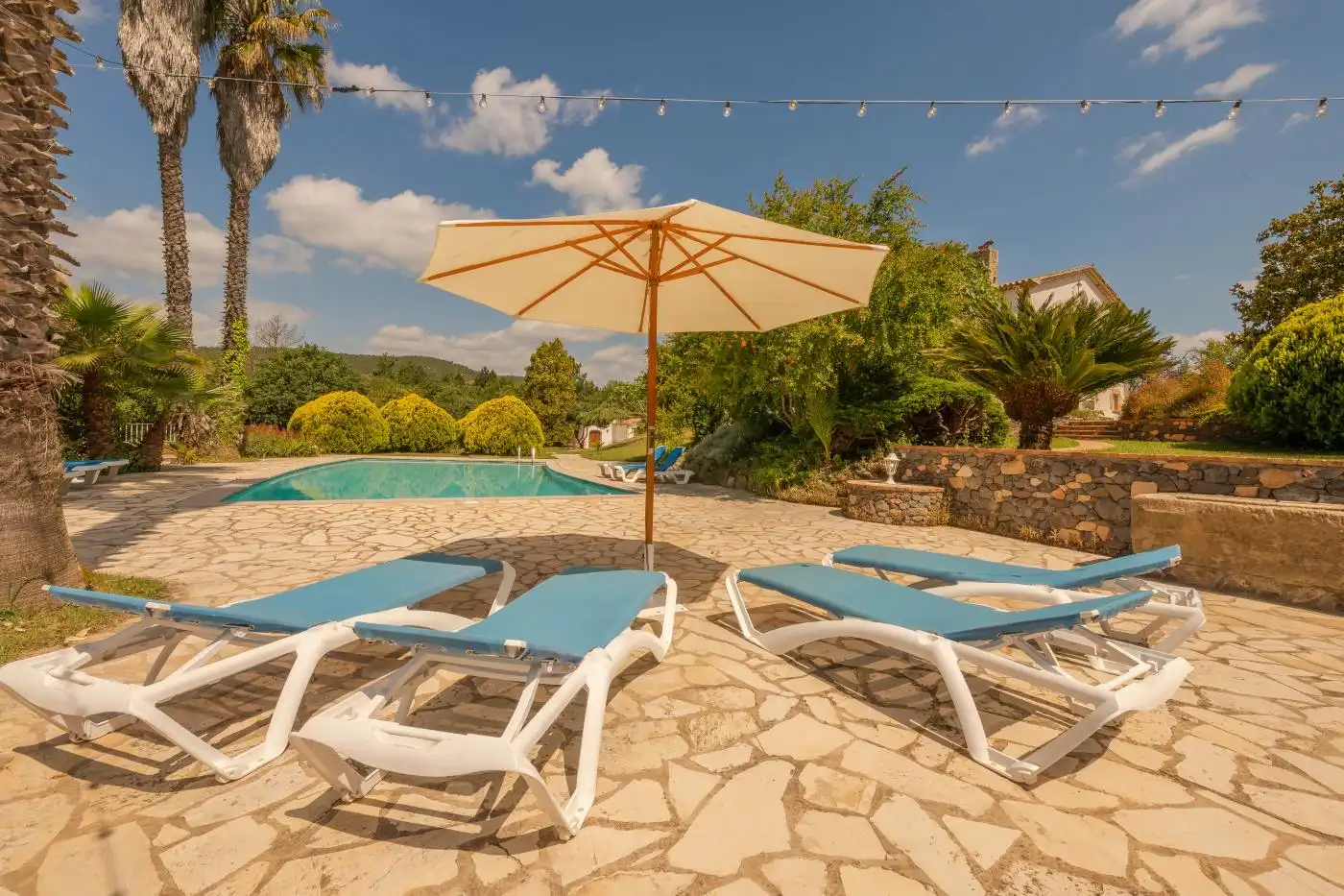 Jardí de Finca rústica en venda en Riudarenes amb Aire condicionat, Calefacció i Jardí privat