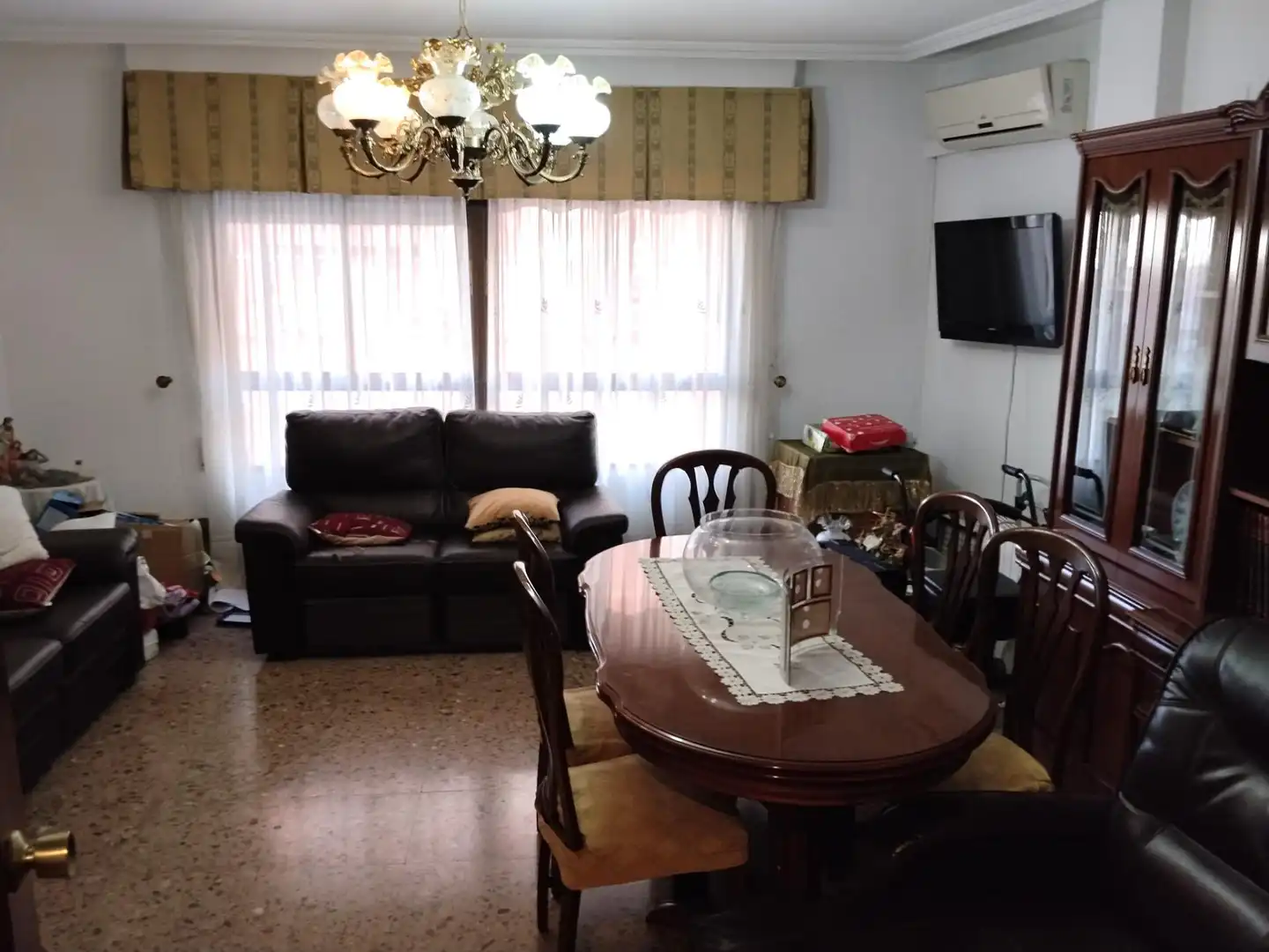 Living room of Flat for sale in San Vicente del Raspeig / Sant Vicent del Raspeig  with Air Conditioner