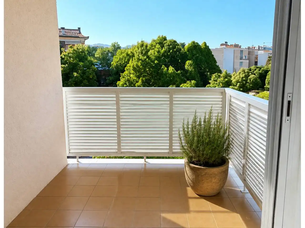 Terrasse von Maisonette zum Verkauf in Girona mit Heizung, Parkett und Balkon