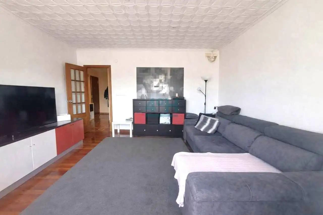 Living room of Flat for sale in Ourense Capital   with Heating, Parquet flooring and Storage room