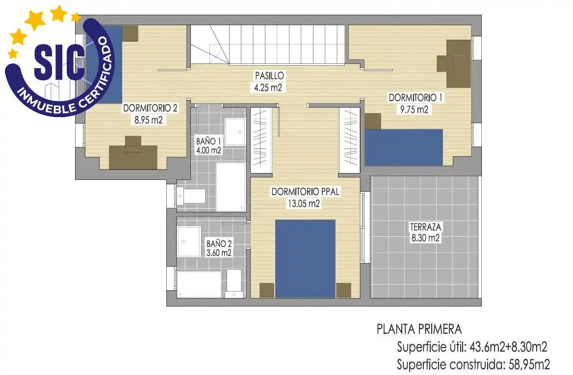 Casa adosada en venta en Serra con Jardín privado, Terraza y Piscina comunitaria