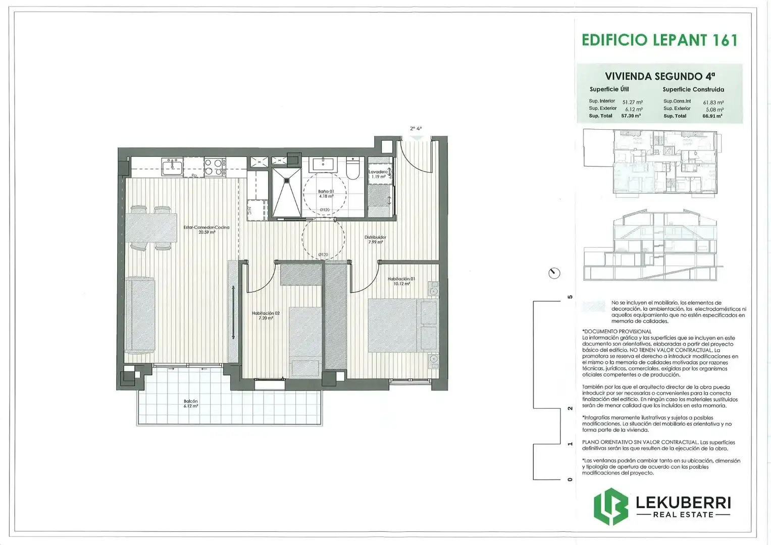 Appartement avec ascenseur à vendre à Carrer DE LEPANT