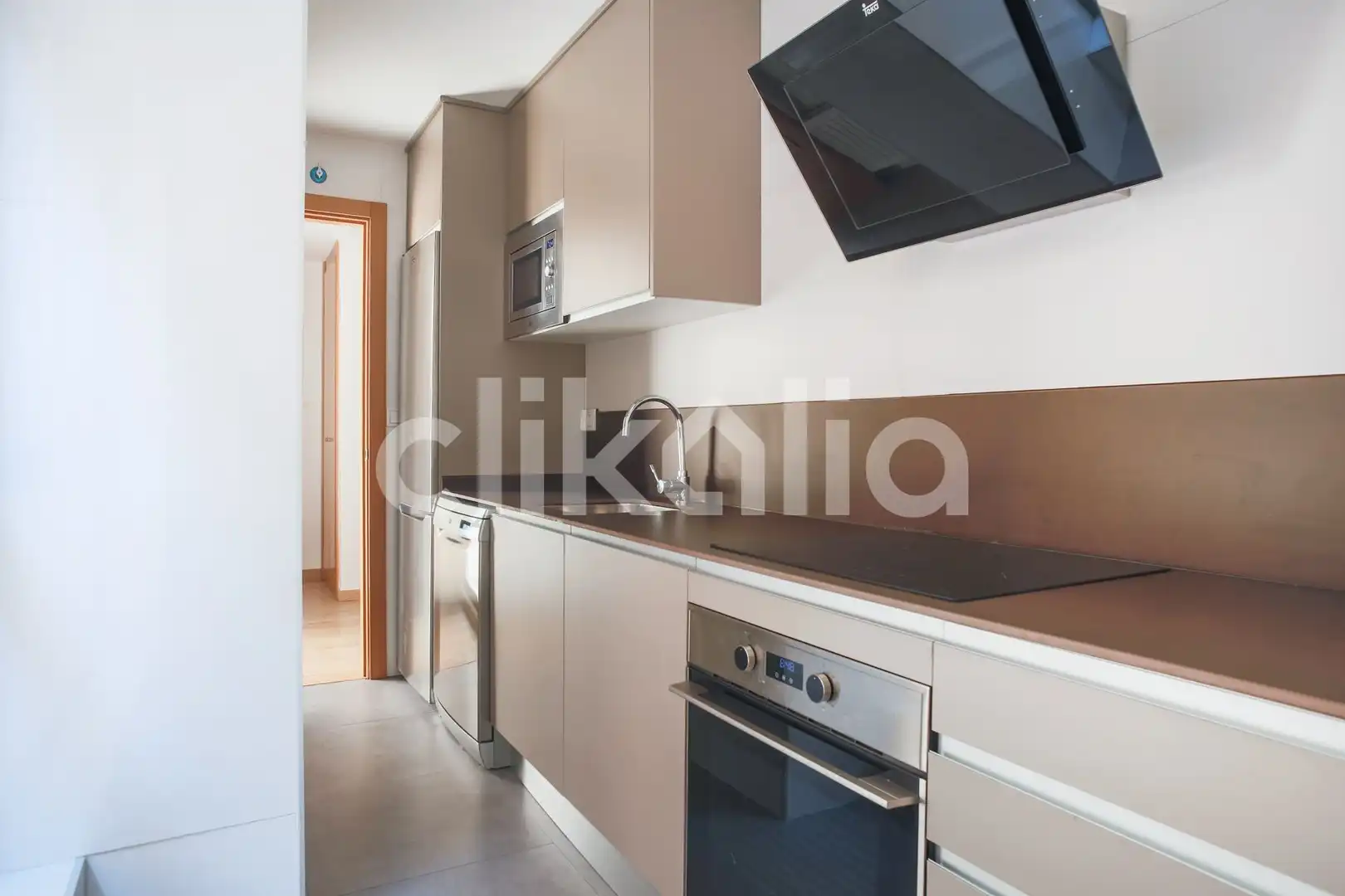 Kitchen of Flat for sale in Las Rozas de Madrid  with Heating, Private garden and Terrace