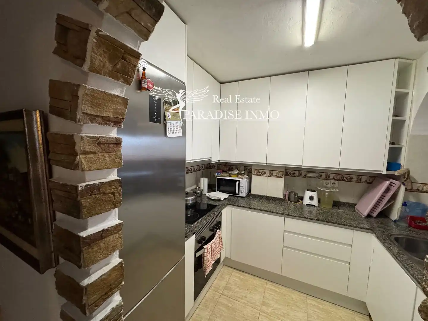 Kitchen of Flat for sale in Santa Eulària des Riu  with Air Conditioner, Heating and Terrace