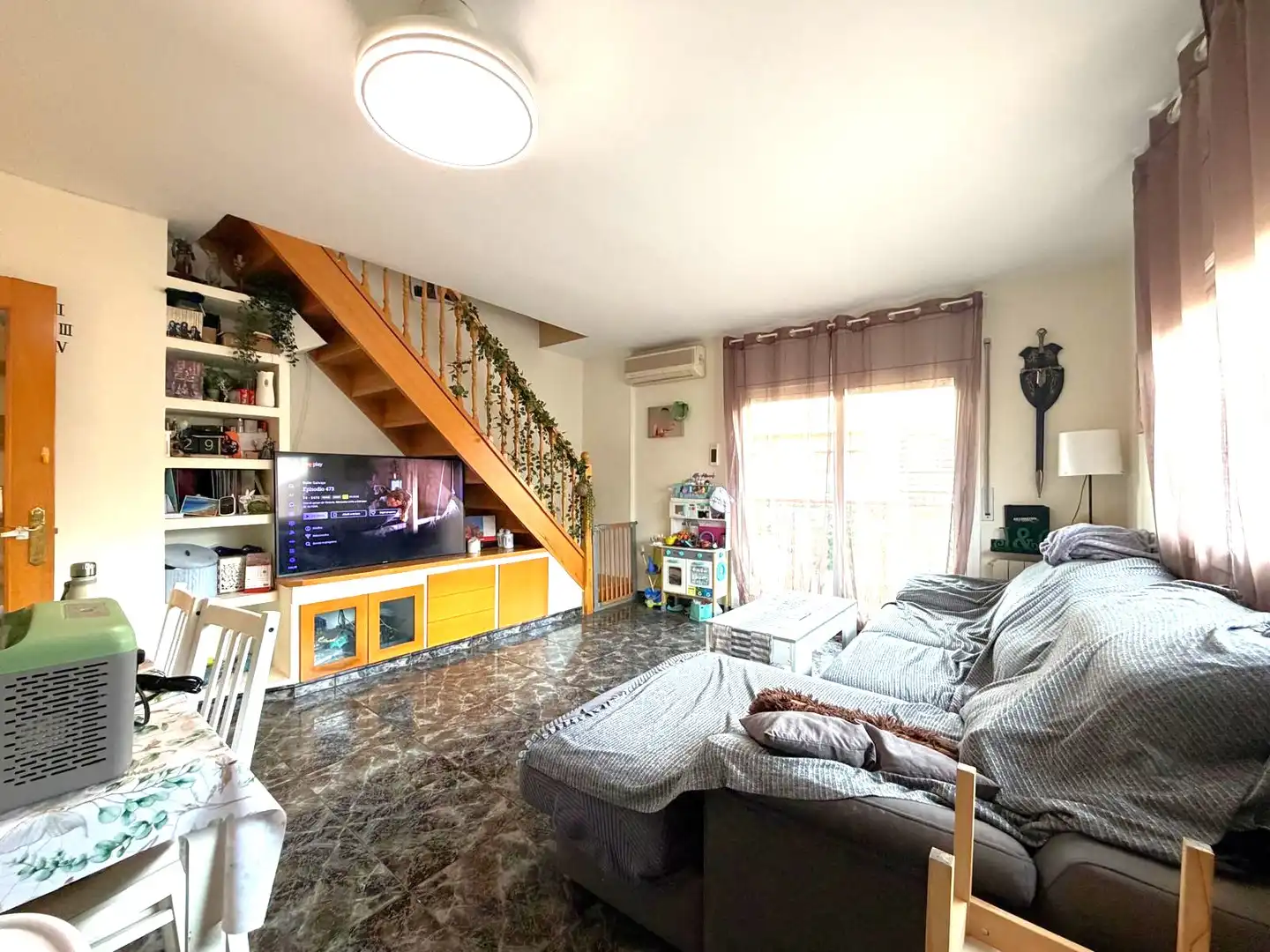 Sala d'estar de Pis en venda en Terrassa amb Aire condicionat, Calefacció i Terrassa