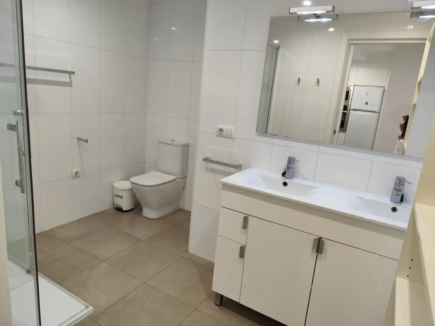 Badezimmer von Wohnung zur Miete in Almería mit Klimaanlage und Möbliert