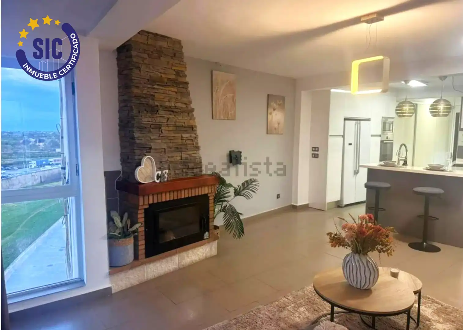 Sala d'estar de Pis en venda en Burriana / Borriana amb Calefacció, Terrassa i Moblat