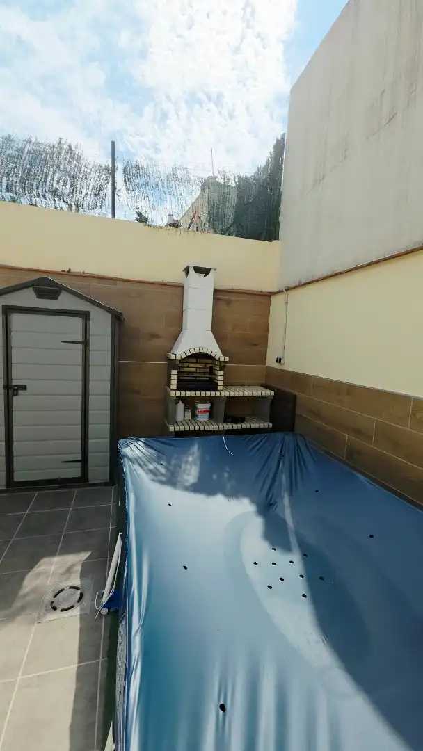 Terraza de Casa adosada en venta en Terrassa con Aire acondicionado, Calefacción y Parquet