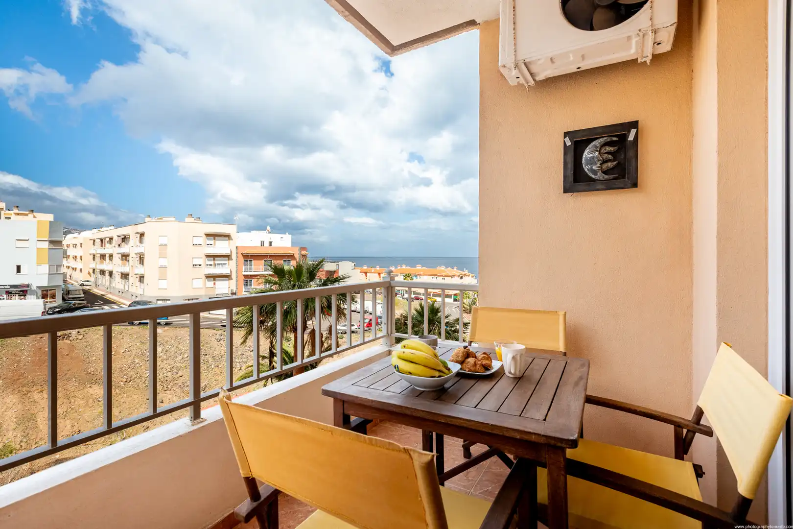 Terrace of Apartments for rent in Candelaria  with Air Conditioner, Heating and Parquet flooring
