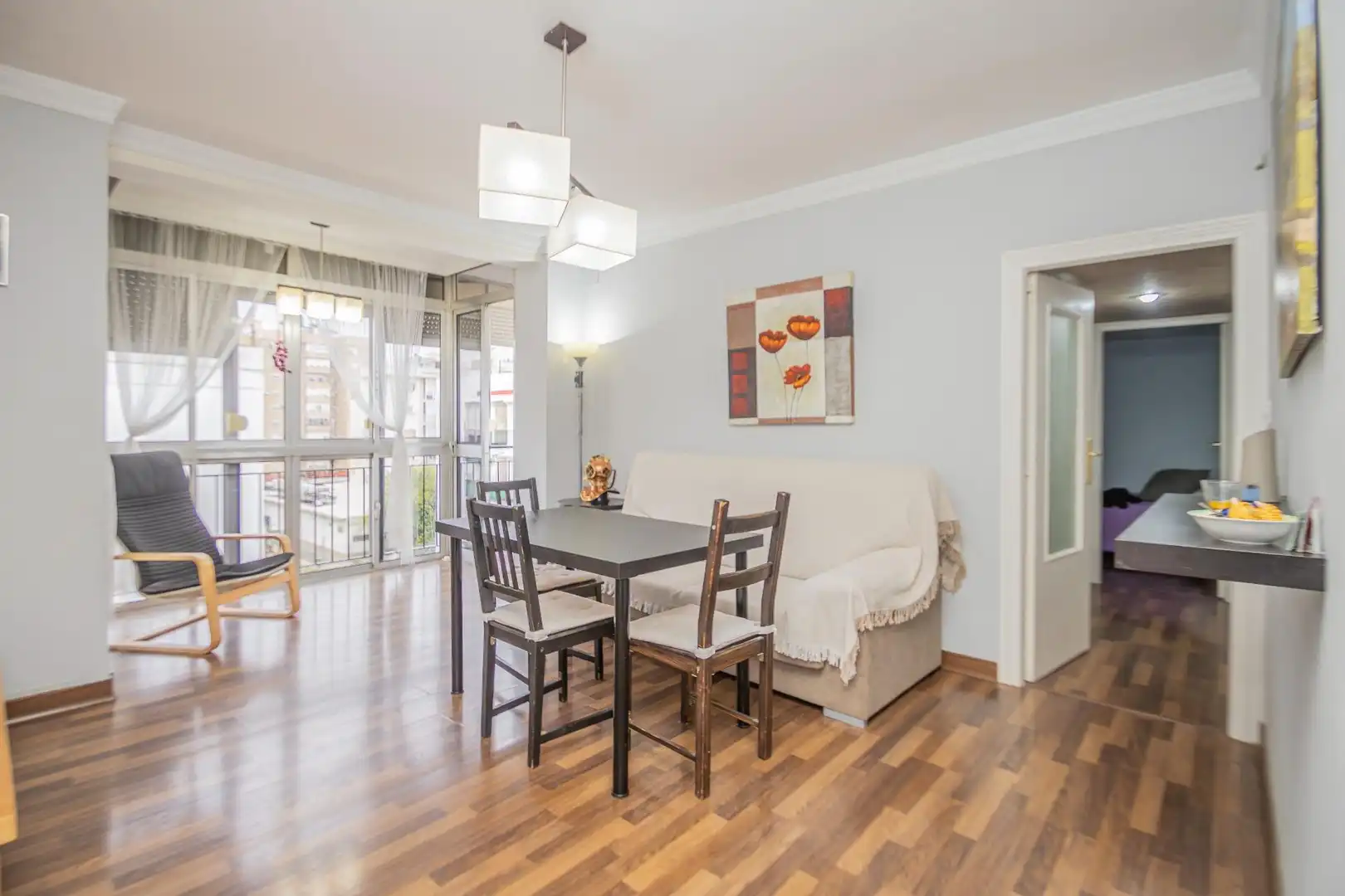 Comedor de Piso en venta en  Sevilla Capital con Aire acondicionado, Amueblado y Balcón