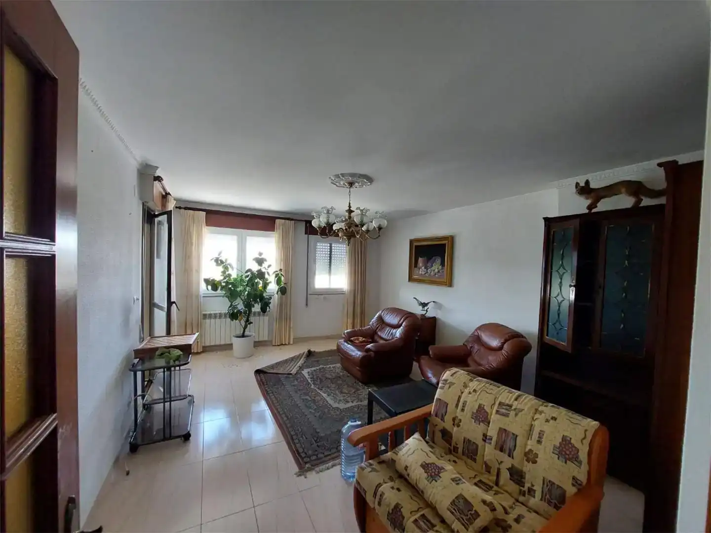 Sala de estar de Piso en venta en Boal con Jardín privado, Parquet y Trastero