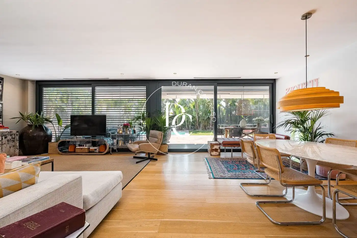 Sala de estar de Casa o chalet de alquiler en Sitges con Aire acondicionado, Calefacción y Jardín privado