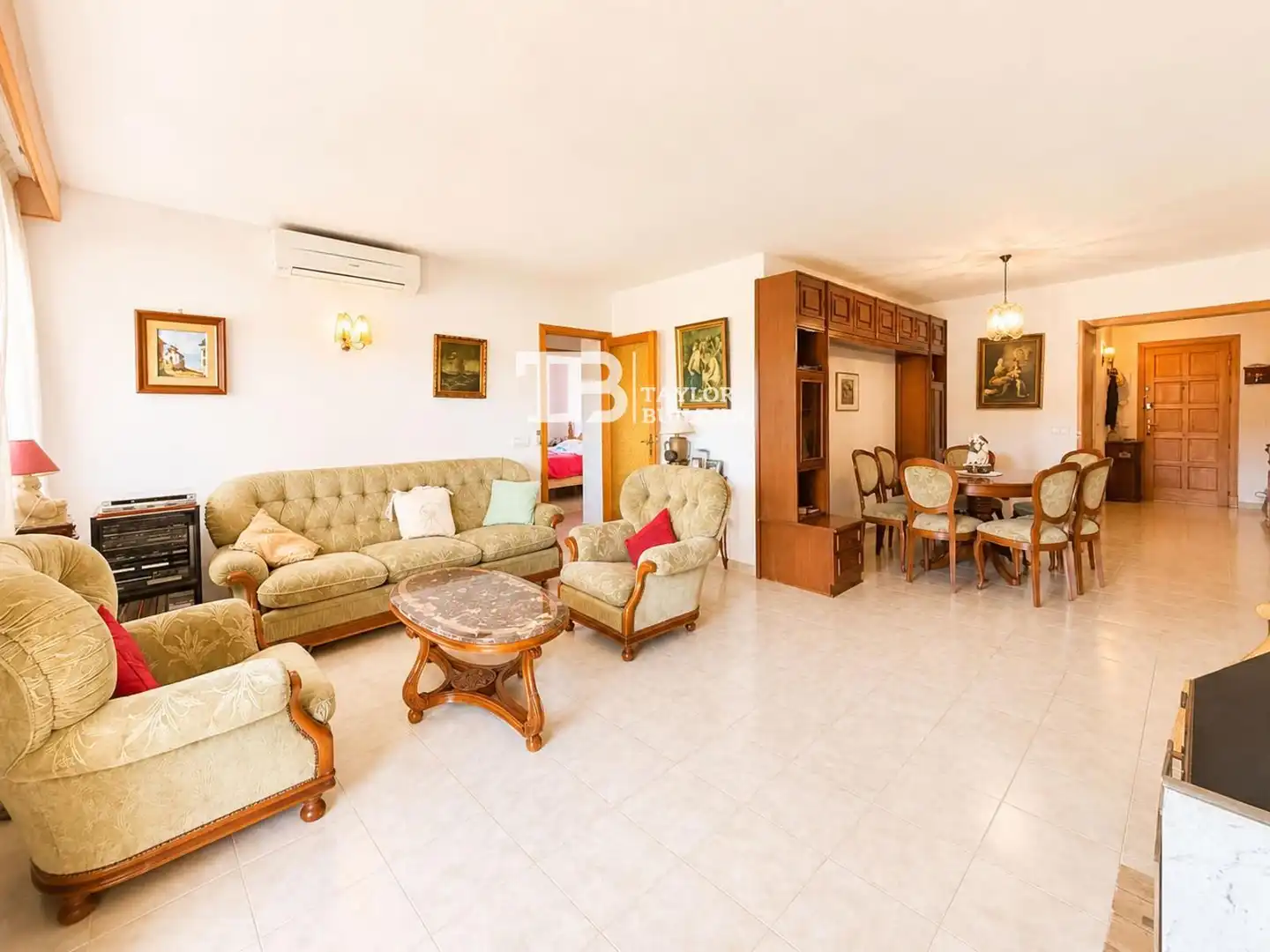Sala de estar de Piso en venta en Calvià con Aire acondicionado, Calefacción y Terraza
