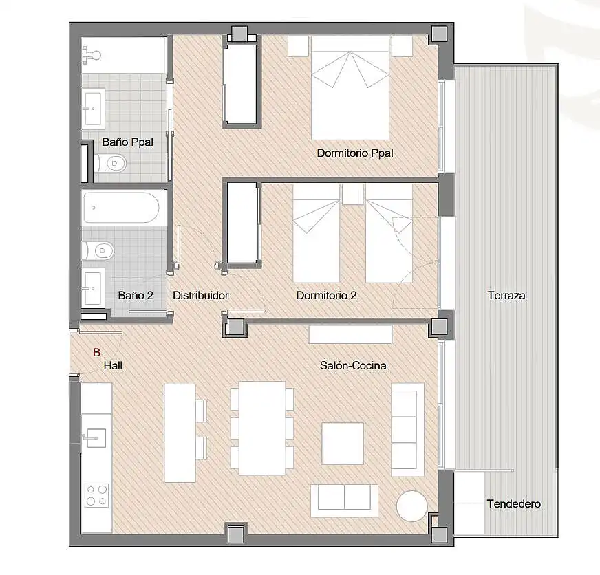 Apartamento con ascensor en venta en Estepona Pueblo, imagen 9