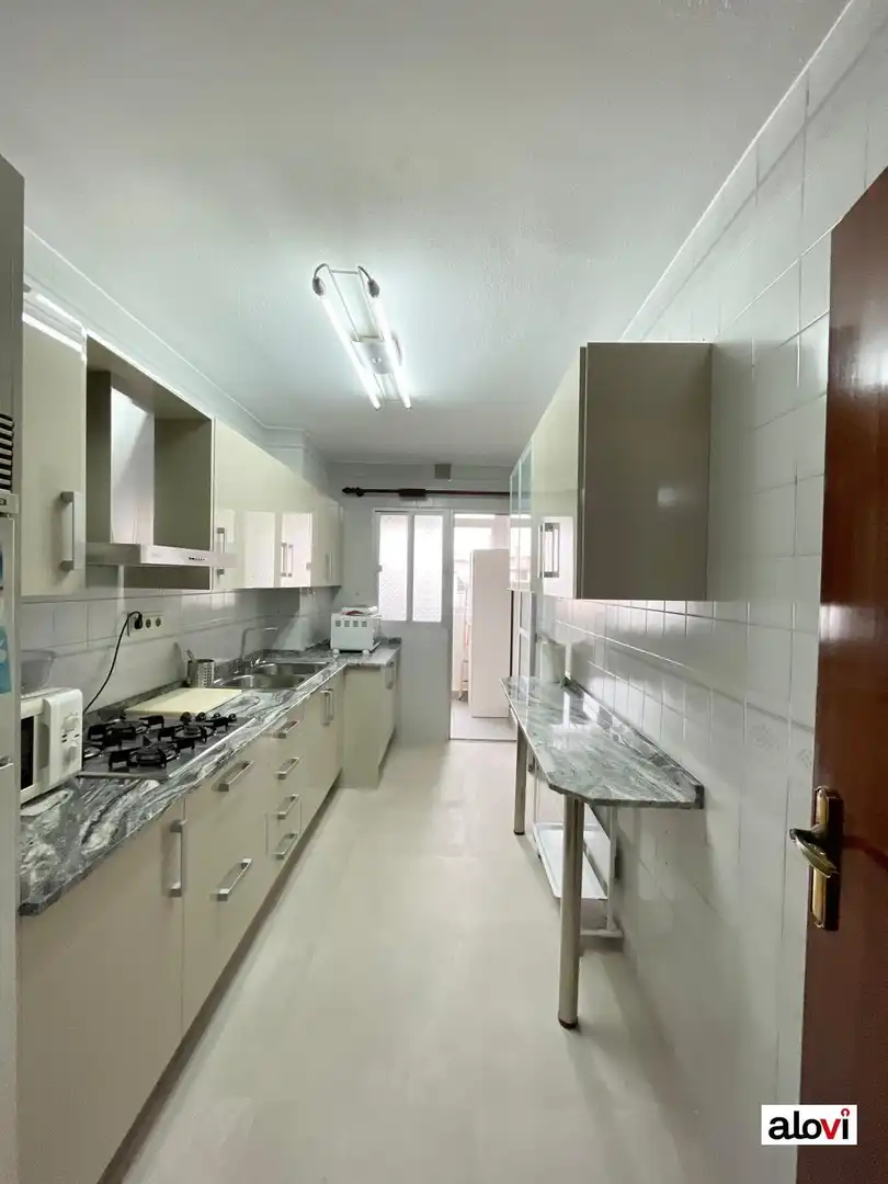 Kitchen of Flat for rent in Granada  with Furnished and Balcony