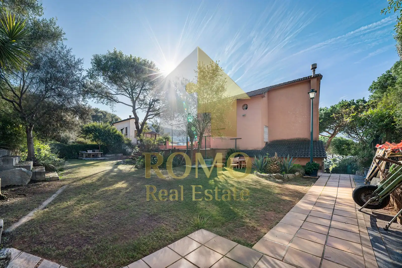 Jardín de Casa adosada en venta en Sant Fost de Campsentelles con Calefacción, Jardín privado y Terraza