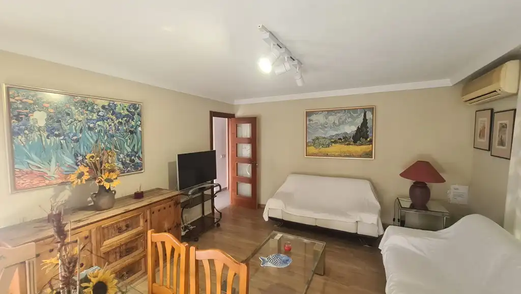 Living room of Attic for rent in Garrucha  with Air Conditioner, Terrace and Swimming Pool