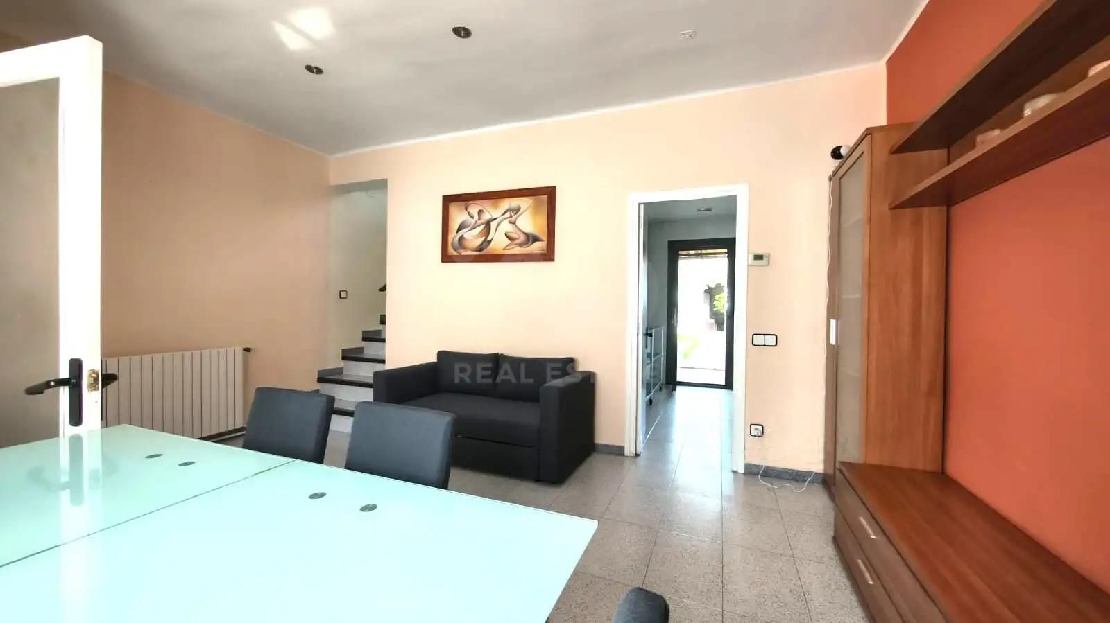 Sala de estar de Casa adosada en venta en Manlleu