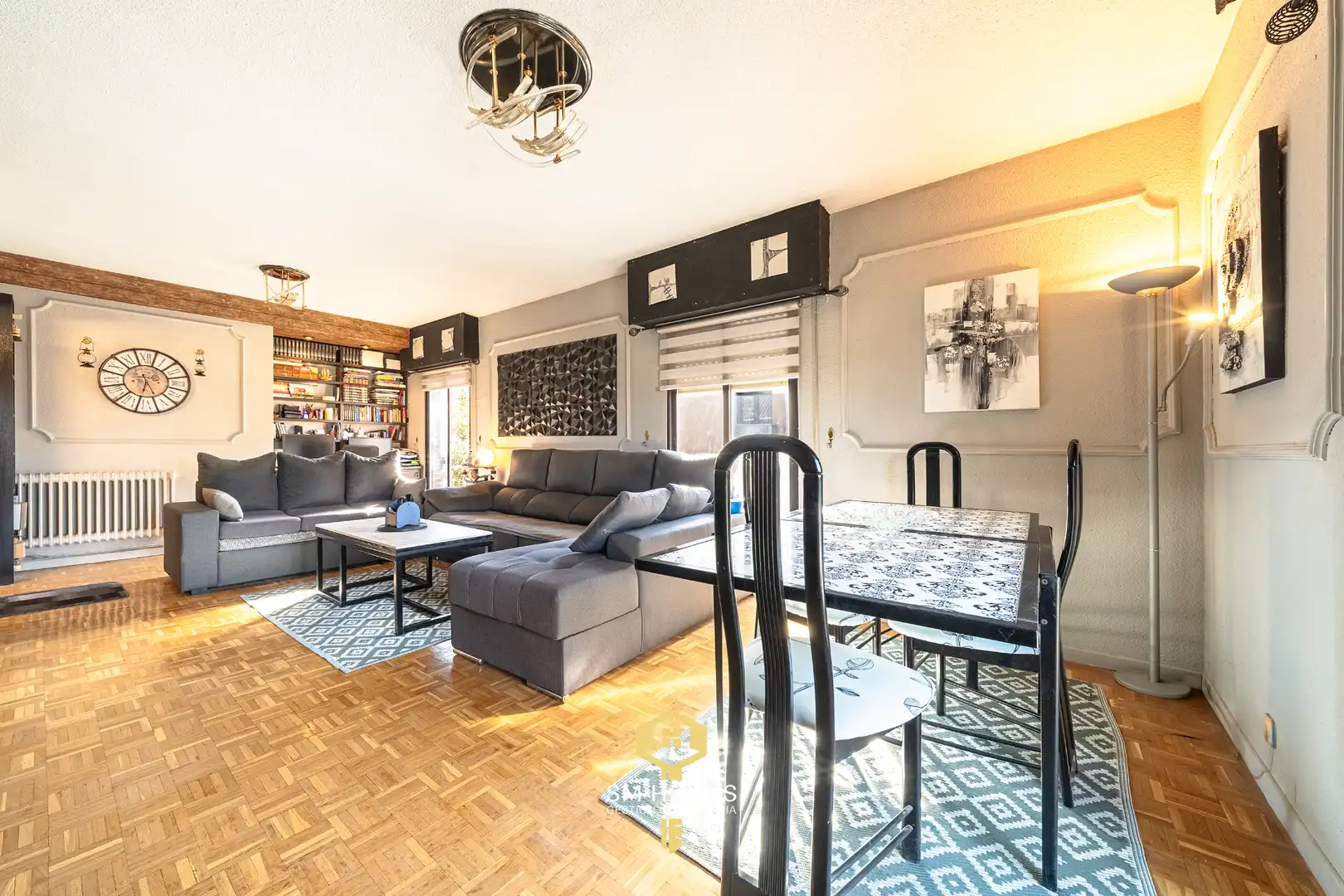 Sala de estar de Dúplex en venta en San Fernando de Henares con Aire acondicionado y Calefacción