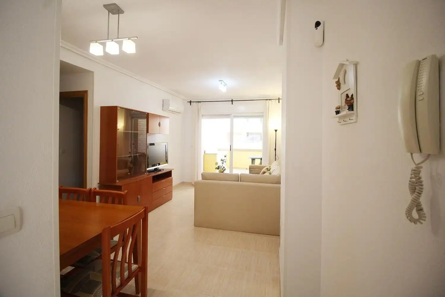 Living room of Apartments for sale in Oropesa del Mar / Orpesa  with Air Conditioner, Private garden and Terrace