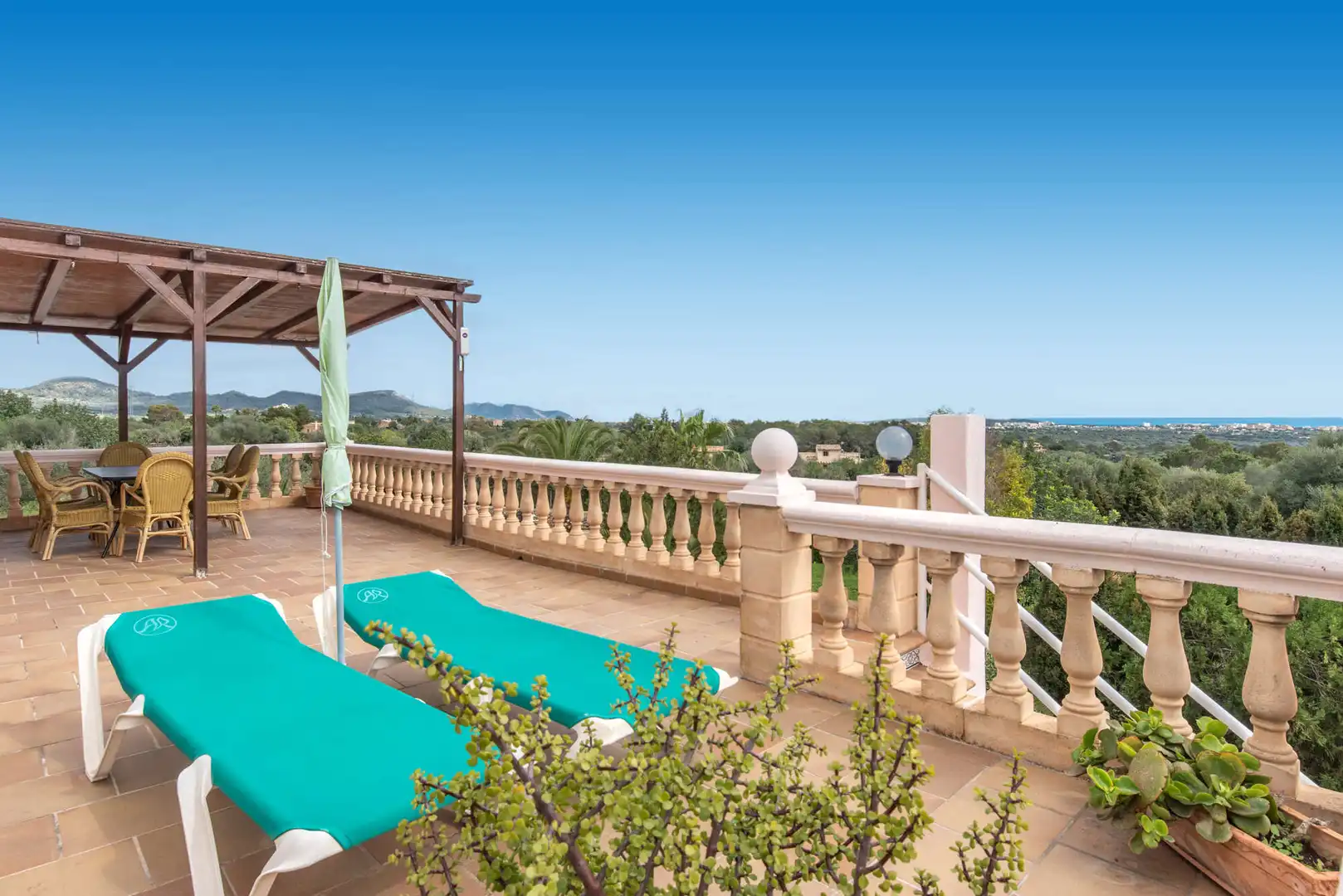Terrasse von Country house zum Verkauf in Manacor mit Klimaanlage, Heizung und Terrasse