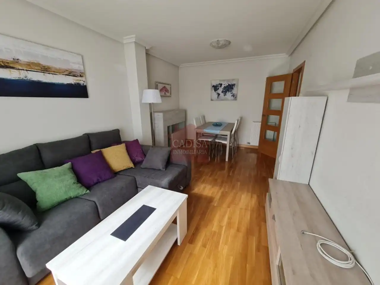Sala de estar de Piso de alquiler en Salamanca con Calefacción, Trastero y Amueblado