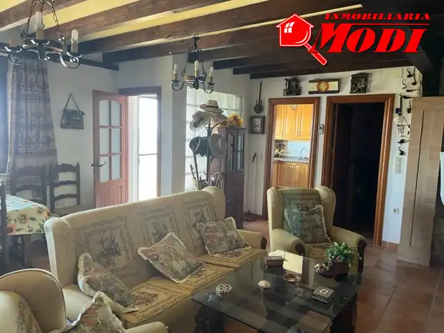 Sala de estar de Finca rústica en venta en Nigüelas con Jardín privado