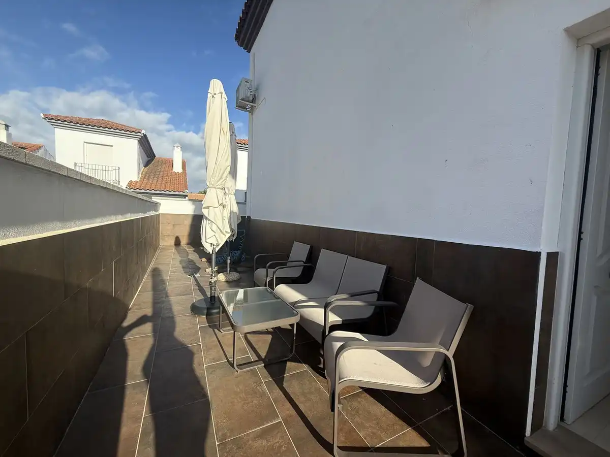 Terrasse von Haus oder Chalet zum Verkauf in Fuente de Piedra mit Klimaanlage, Privatgarten und Terrasse
