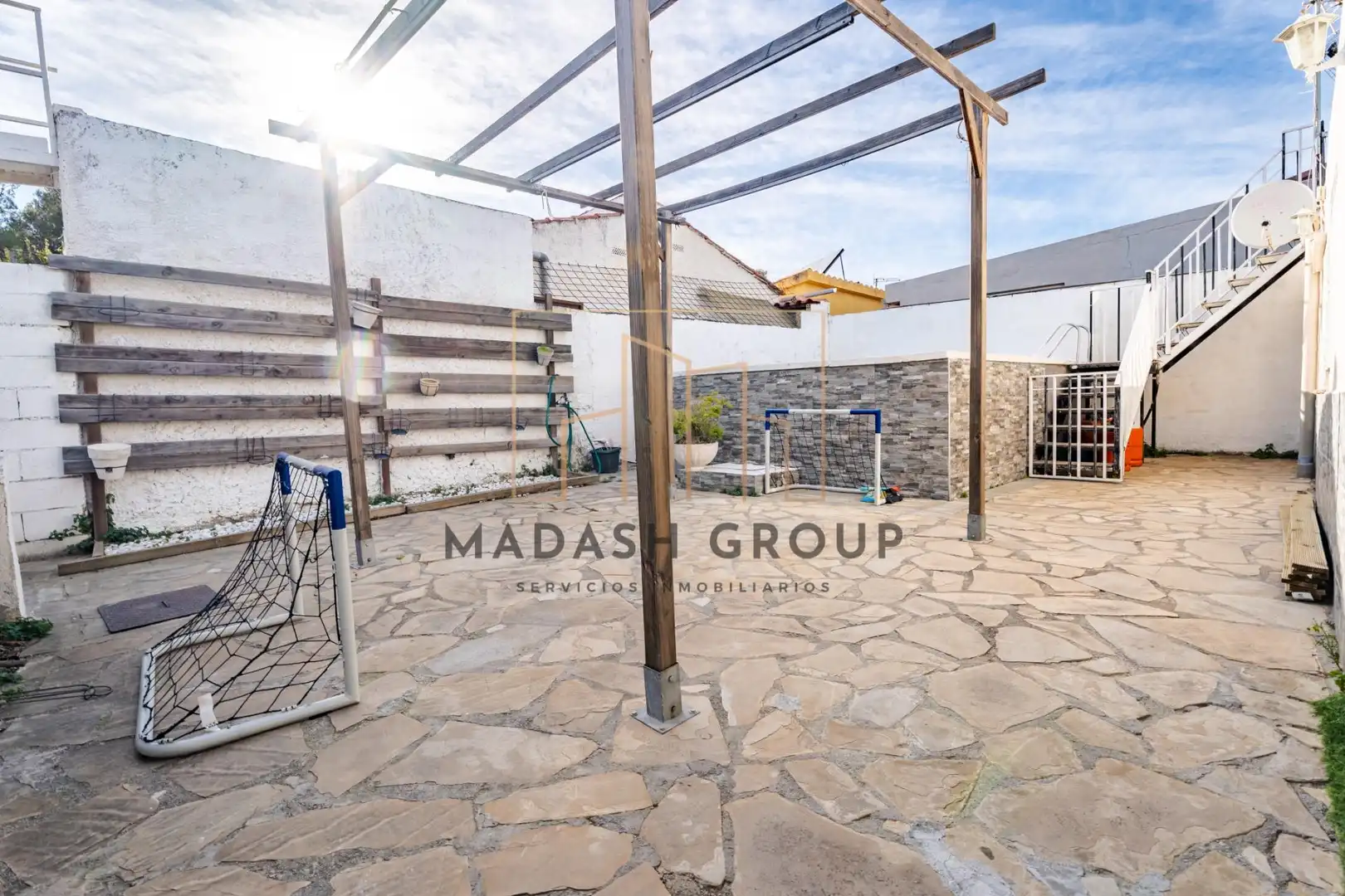 Terraza de Casa o chalet en venta en Mont-roig del Camp con Aire acondicionado, Trastero y Piscina