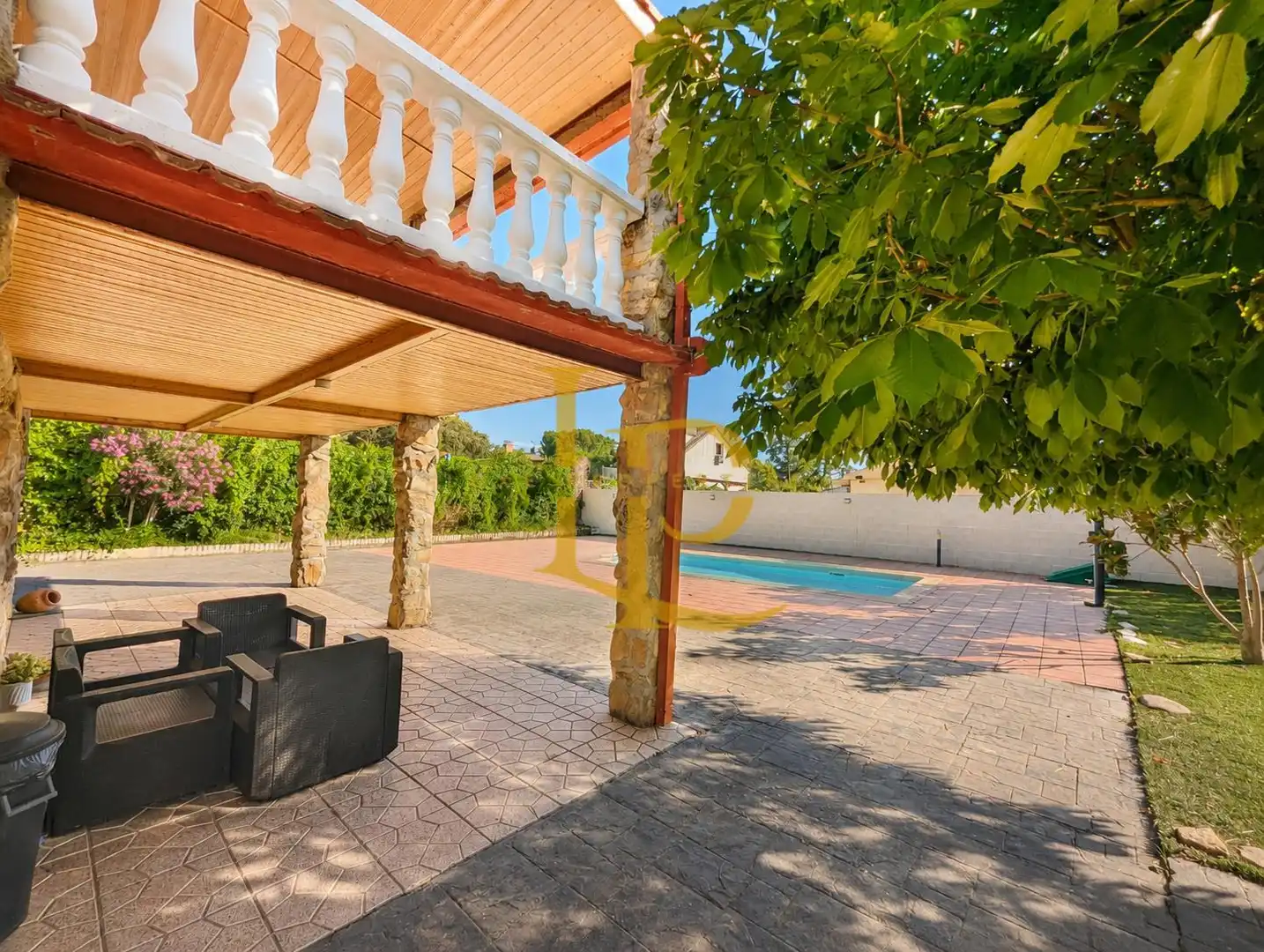 Terraza de Casa o chalet en venta en El Casar con Aire acondicionado, Jardín privado y Terraza