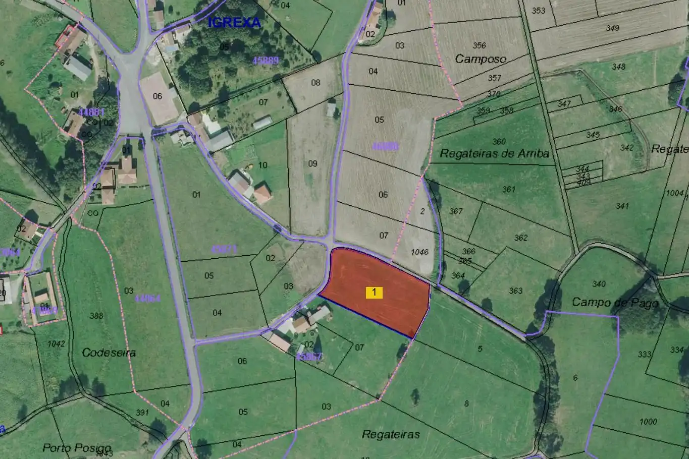 Terreny residencial en venda a Igrexa