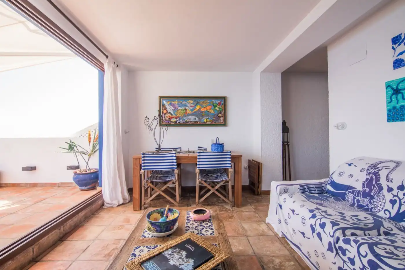 Habitación de Casa adosada de alquiler en Alicante / Alacant con Aire acondicionado, Terraza y Amueblado