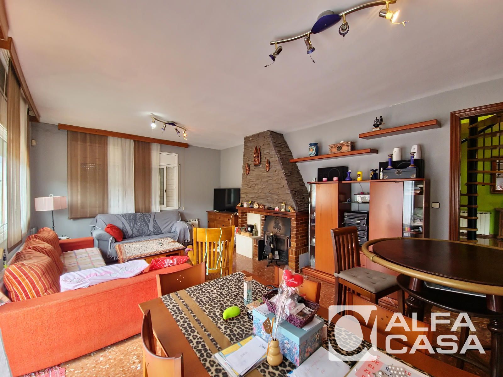 Sala d'estar de Casa o xalet en venda en Lloret de Mar amb Aire condicionat, Calefacció i Terrassa